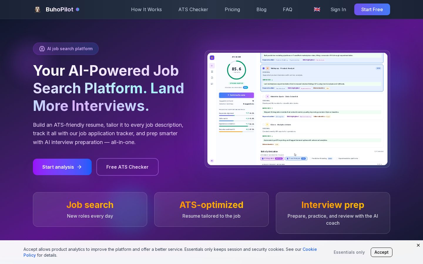 BuhoPilot Homepage