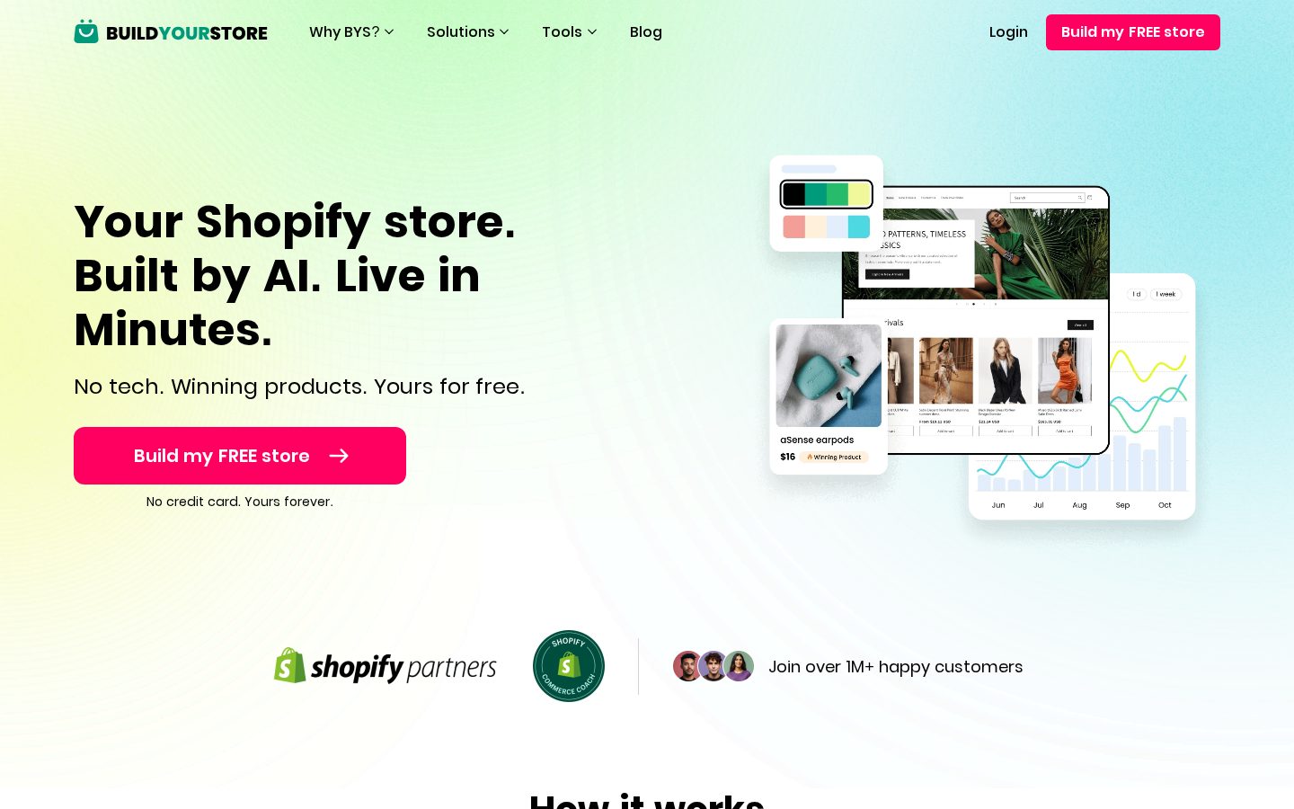 Build Your Store Homepage