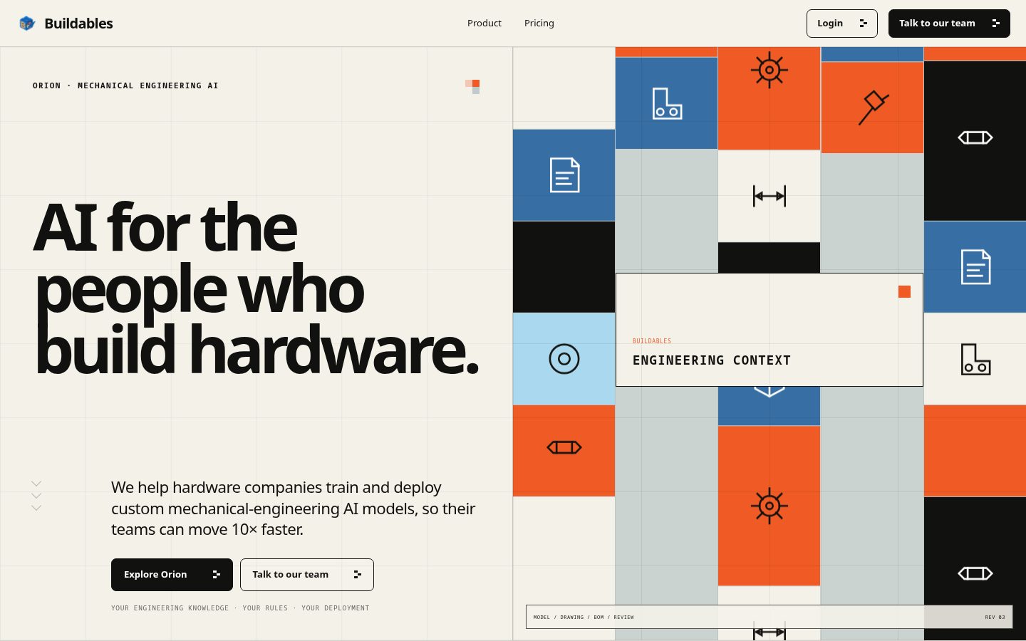 Buildables Homepage