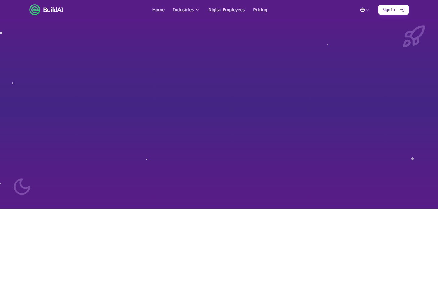 BuildAI homepage