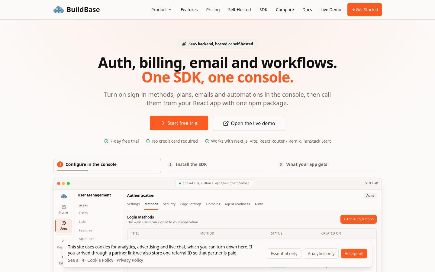 BuildBase Homepage