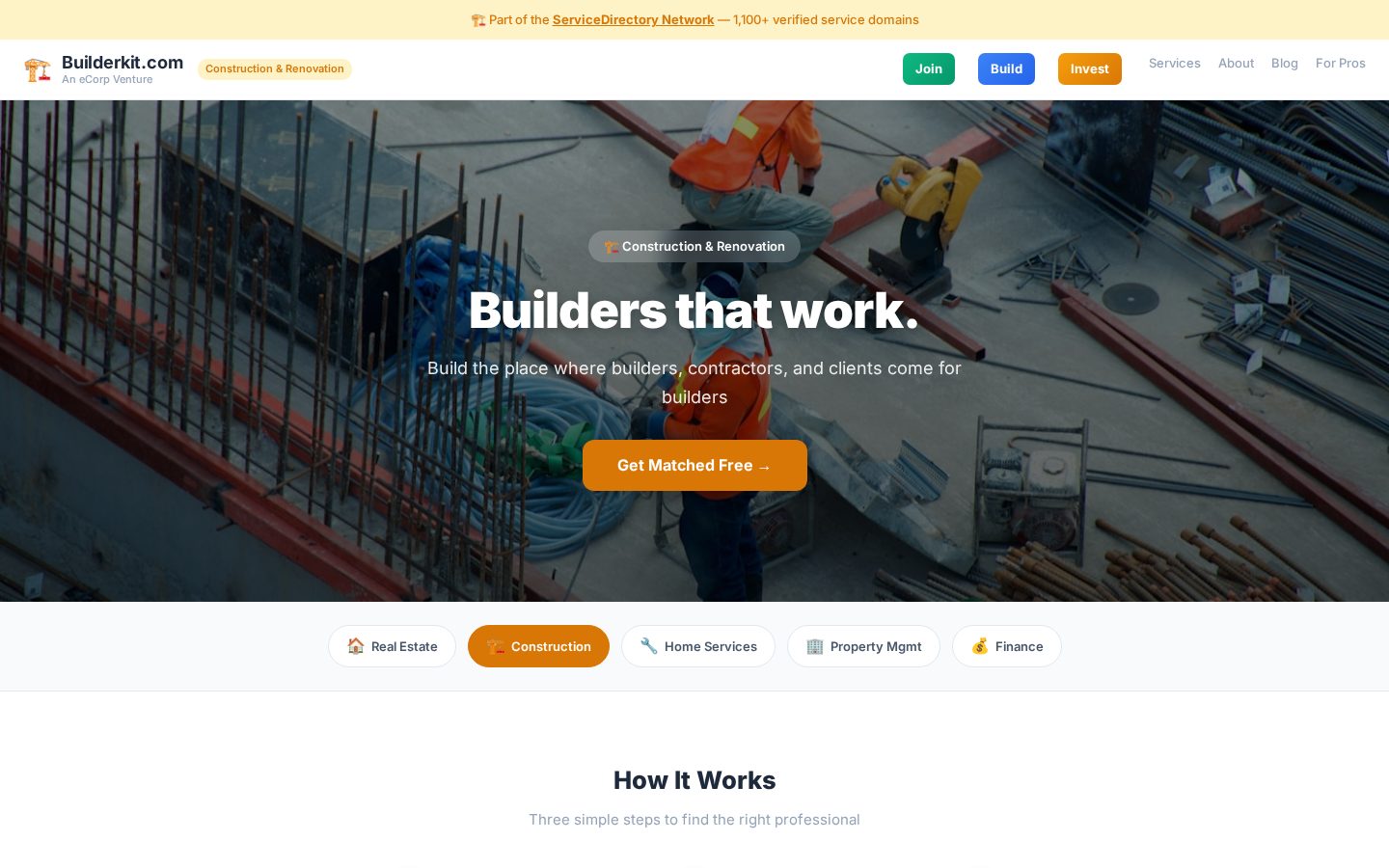 BuilderKit Homepage