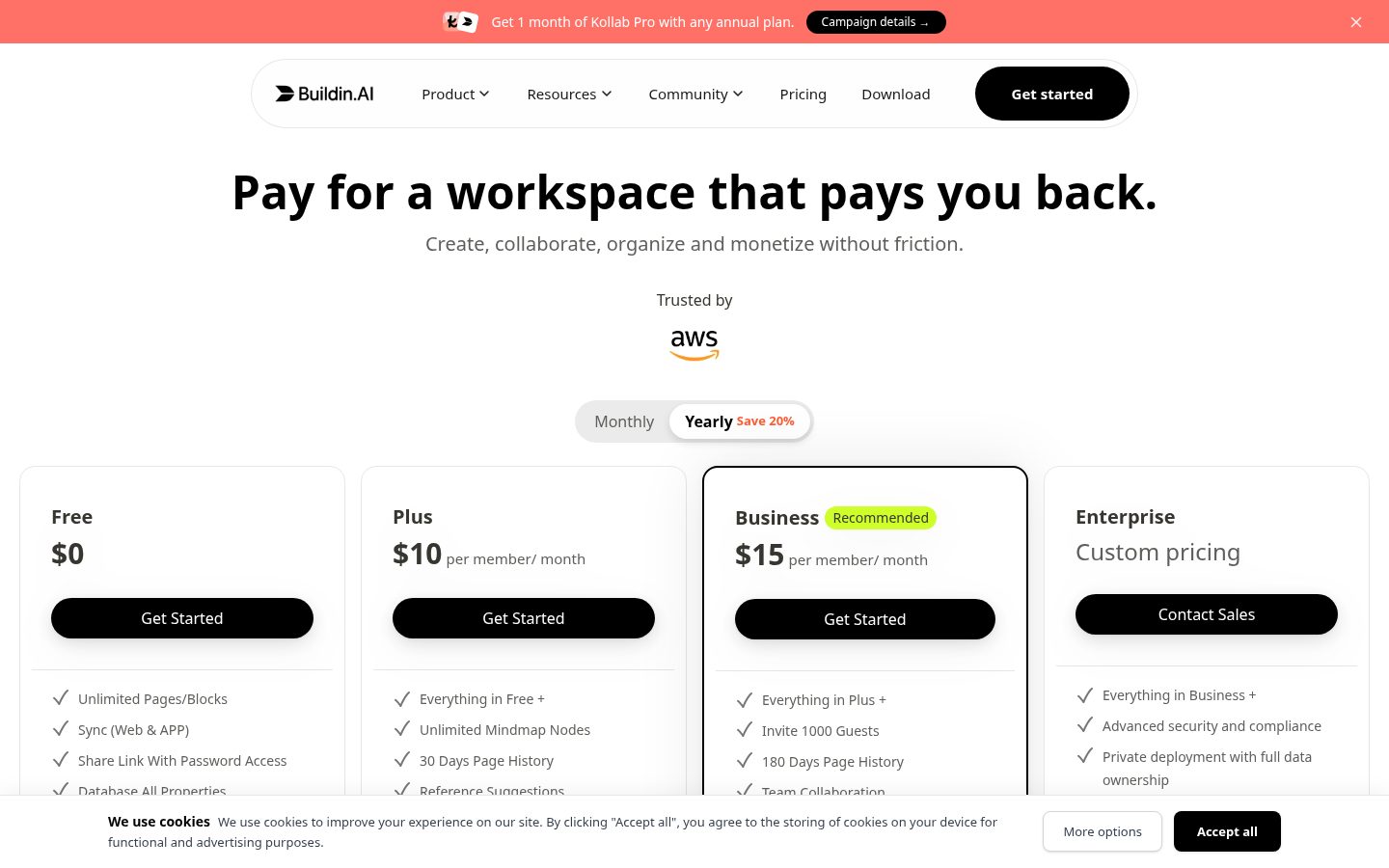 BuildIn.AI Pricing