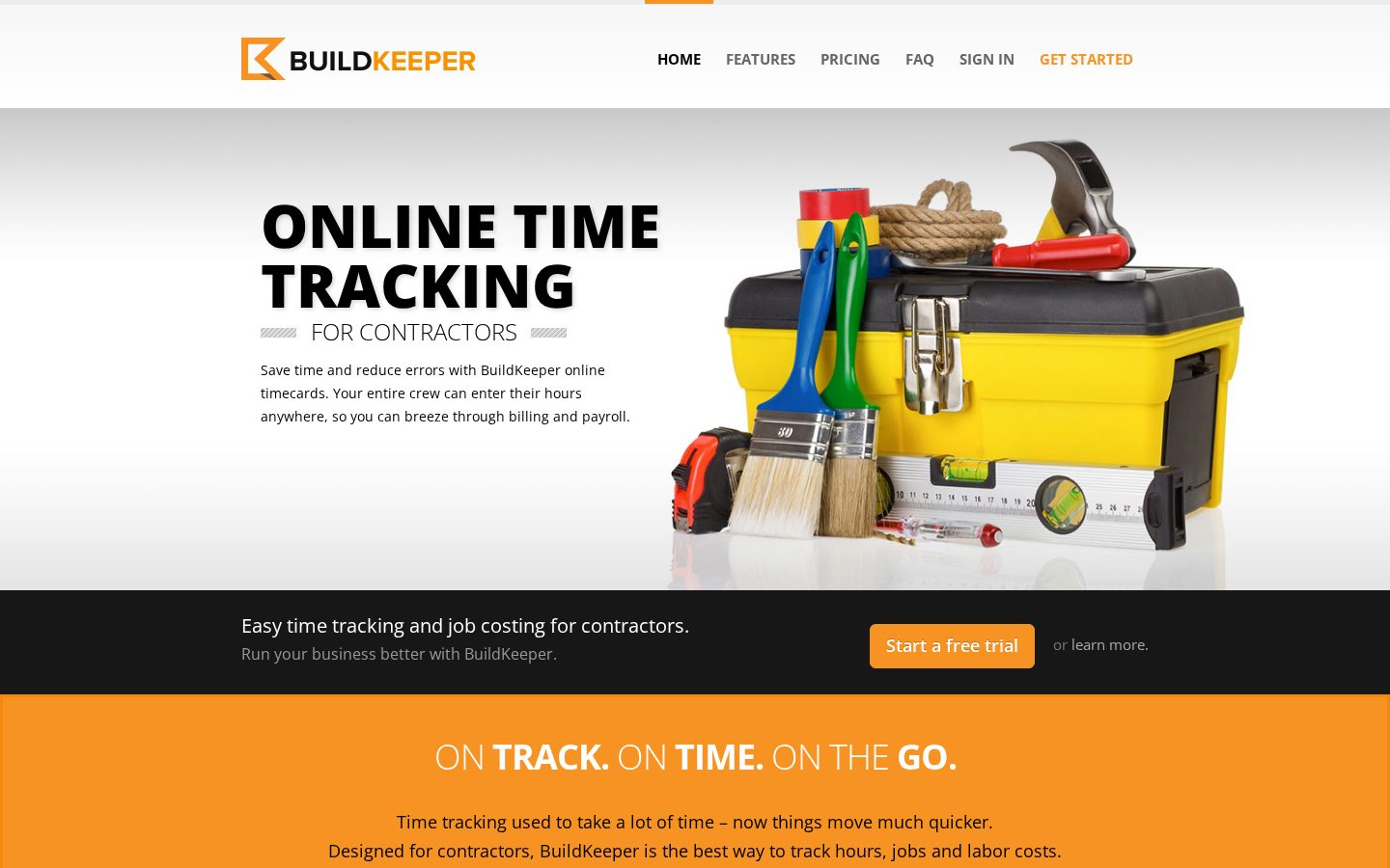 BuildKeeper Homepage