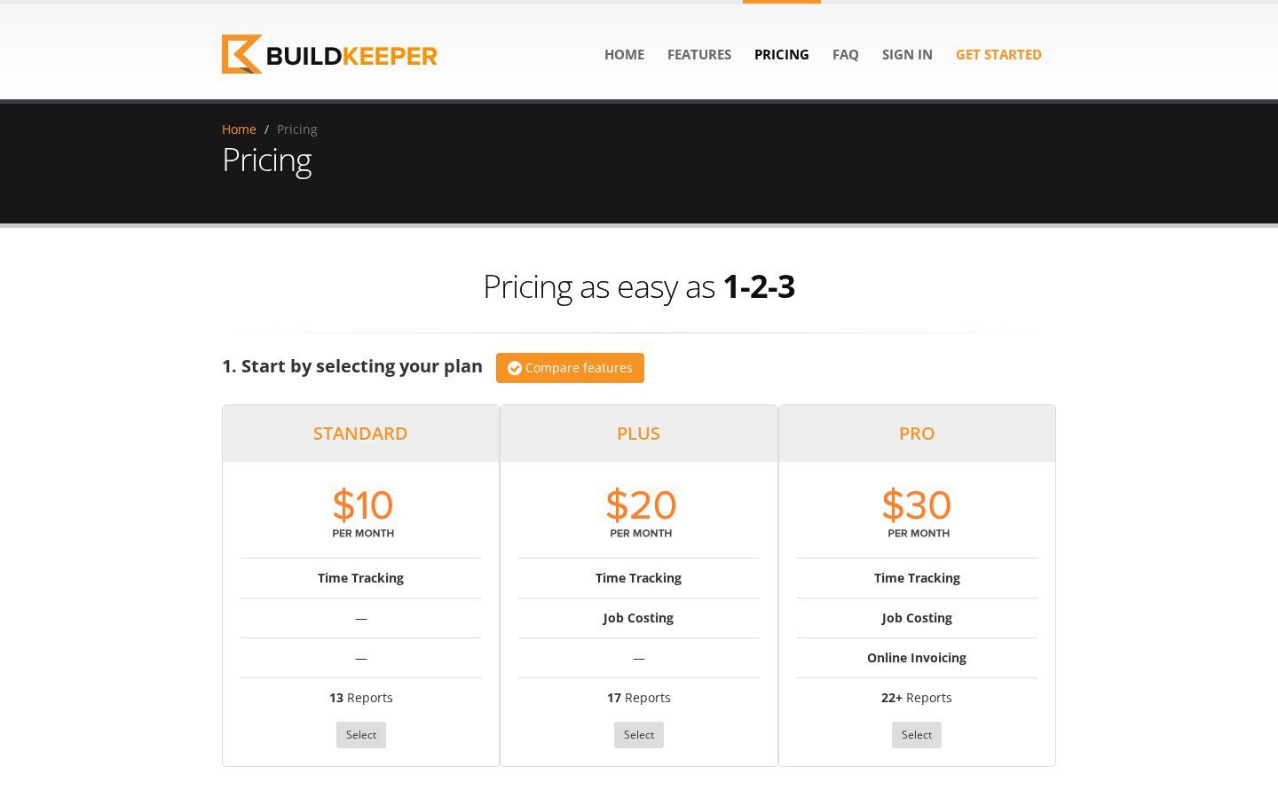 BuildKeeper Pricing