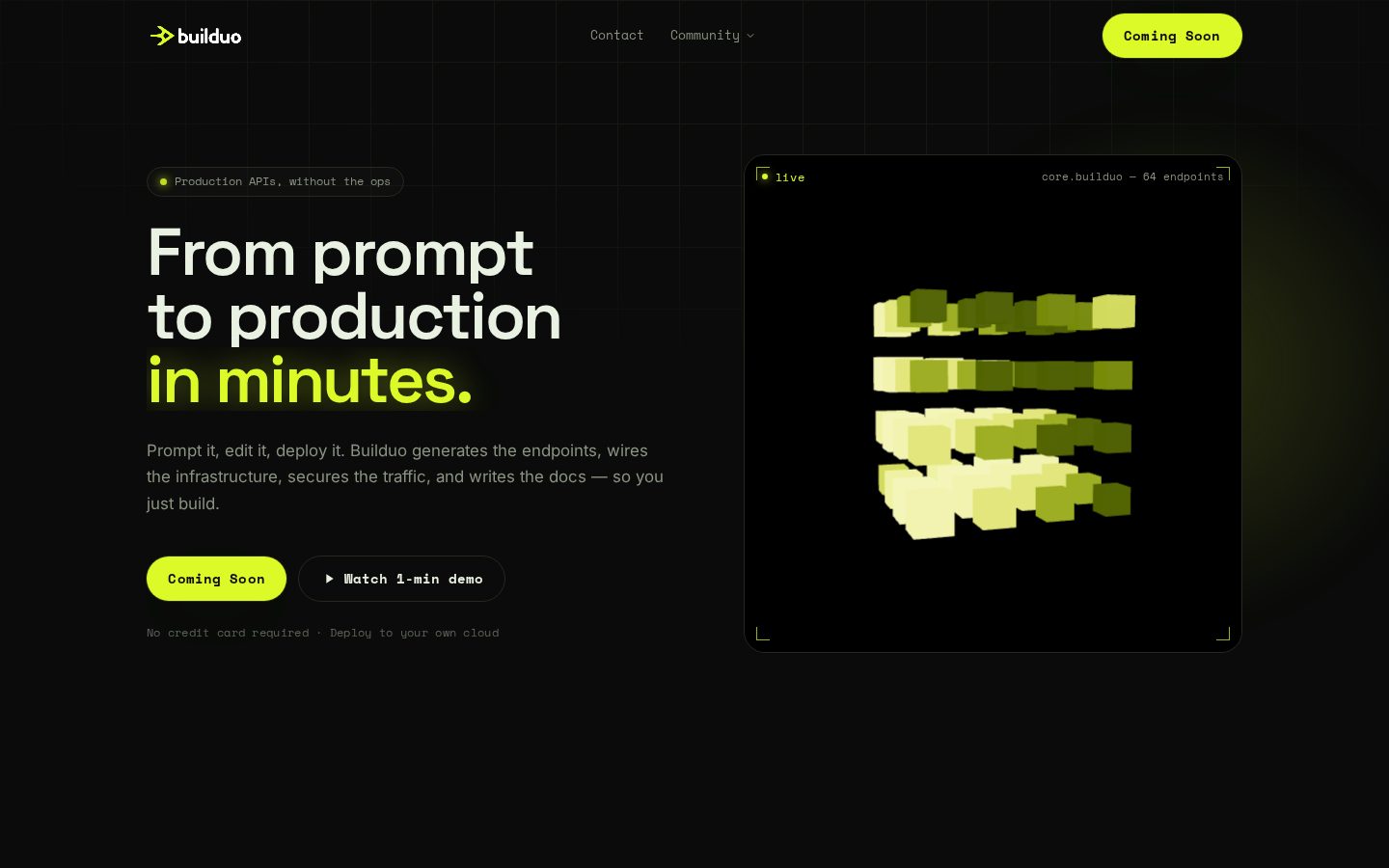 Builduo Homepage
