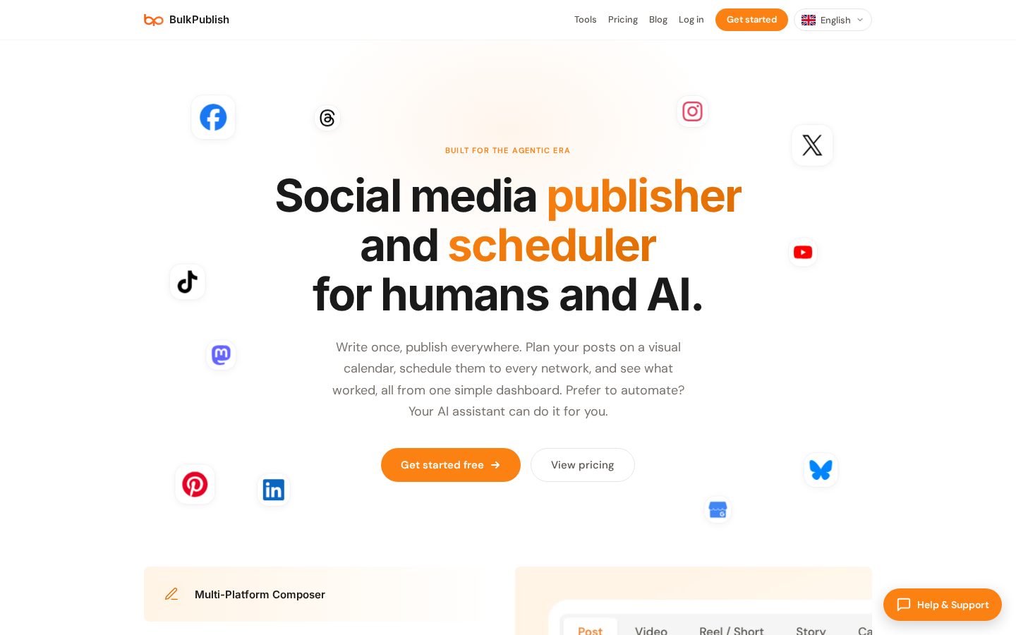 BulkPublish Homepage