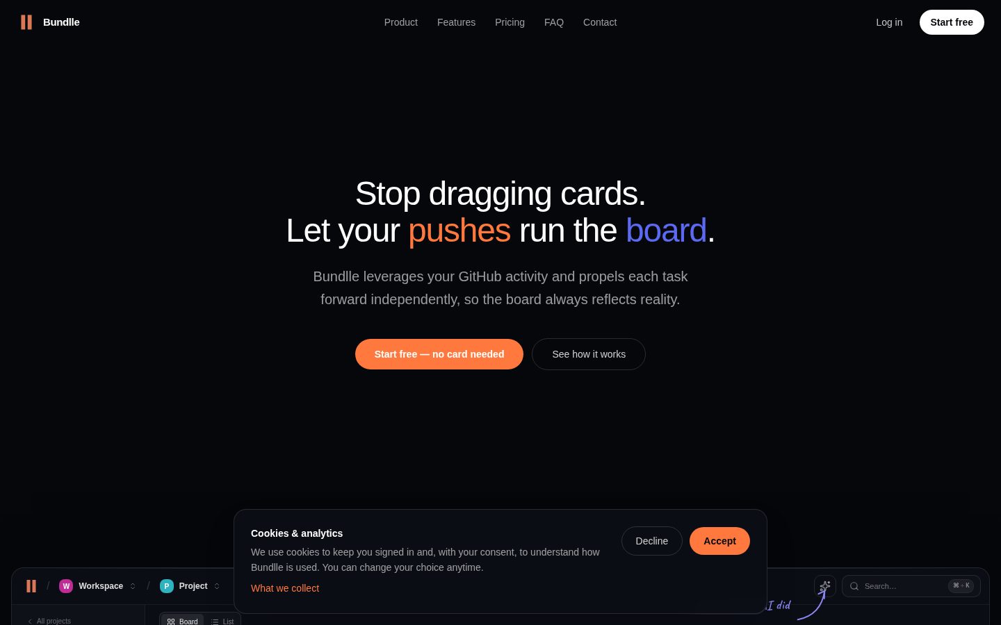 Bundlle Homepage