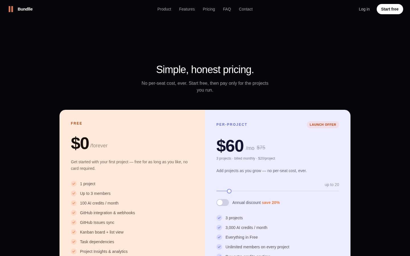 Bundlle Pricing