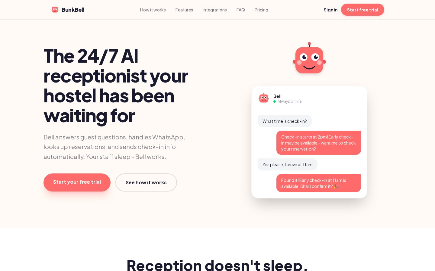 BunkBell Homepage