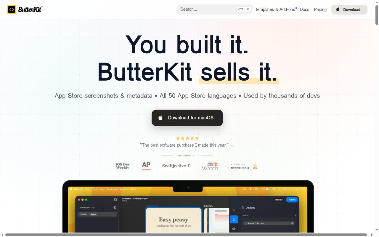 ButterKit Homepage