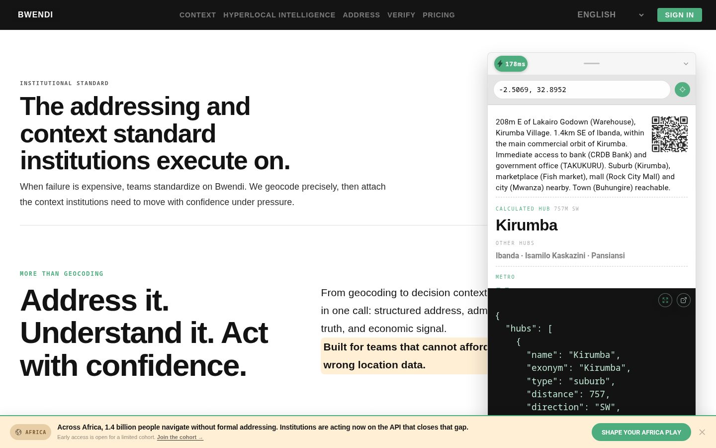 Bwendi Homepage