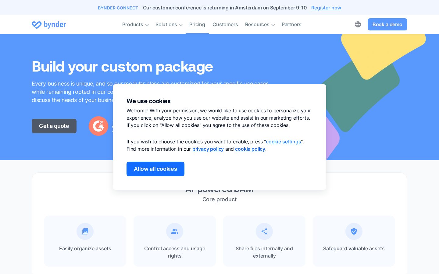 Bynder Pricing