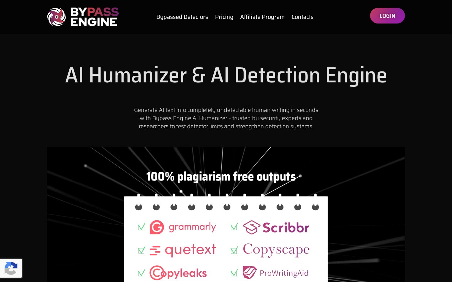 BypassEngine Homepage