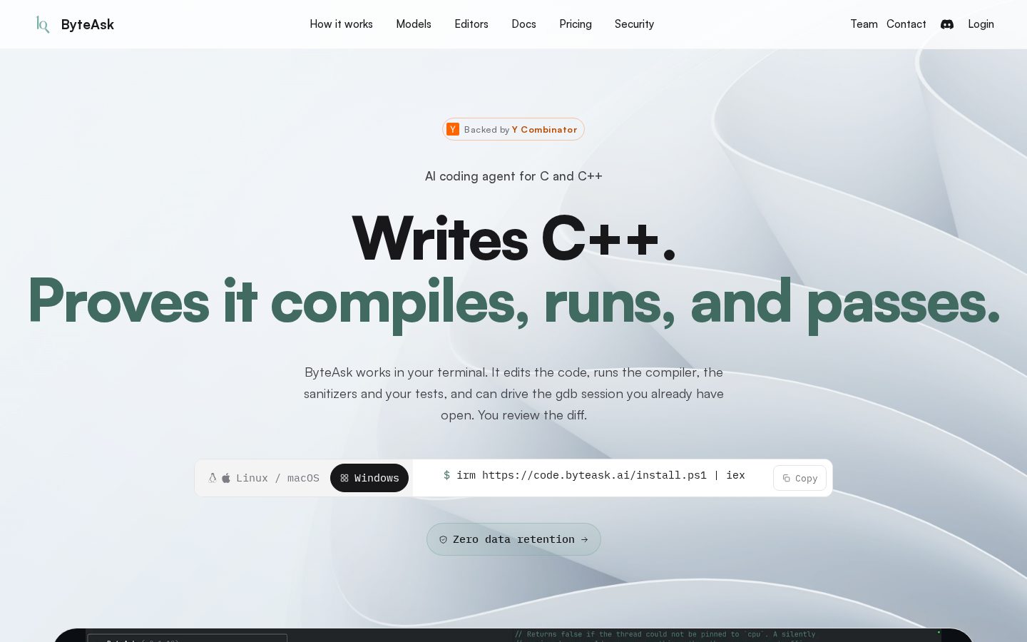 ByteAsk Homepage
