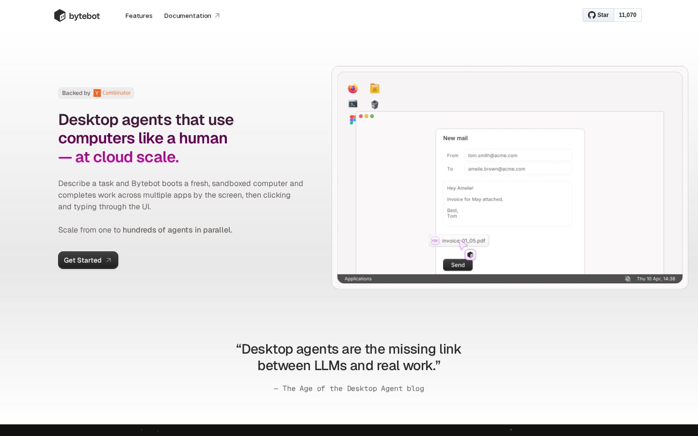 Bytebot Homepage