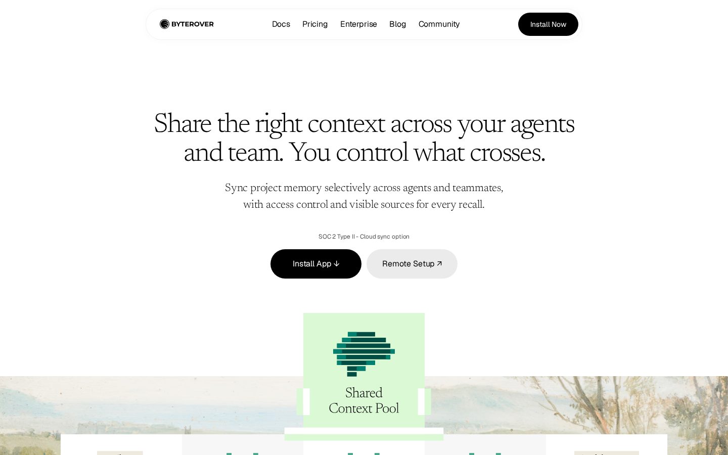 ByteRover Memory System for OpenClaw Homepage