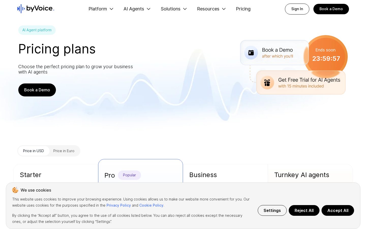 byVoice Pricing