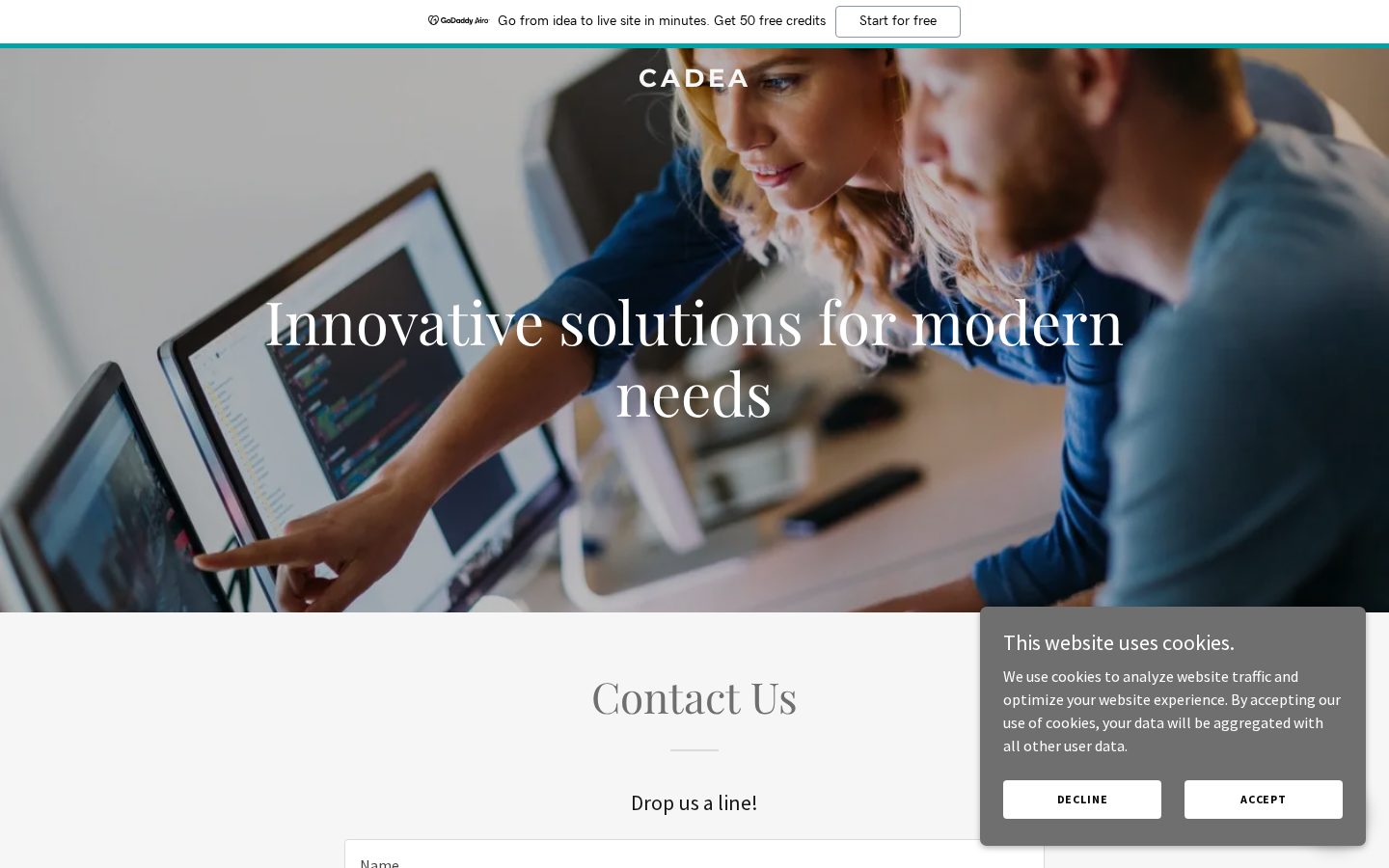 Cadea Homepage
