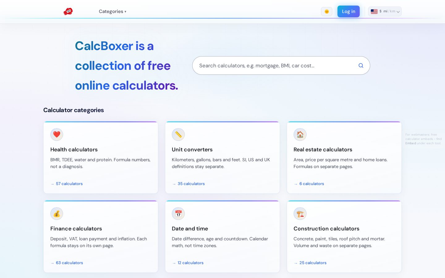 Calcboxer Homepage