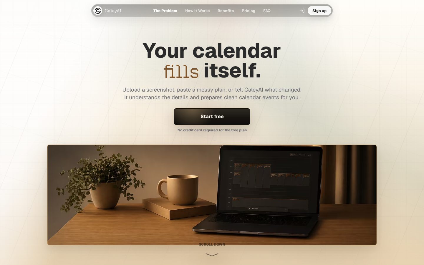 CaleyAI Homepage