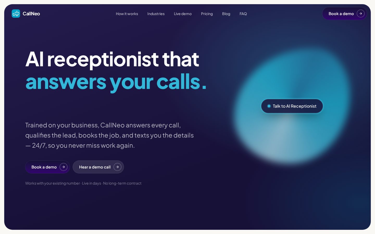 CallNeo Homepage