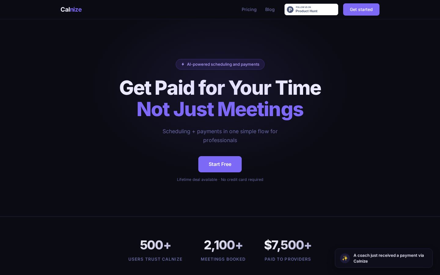 Calnize Homepage