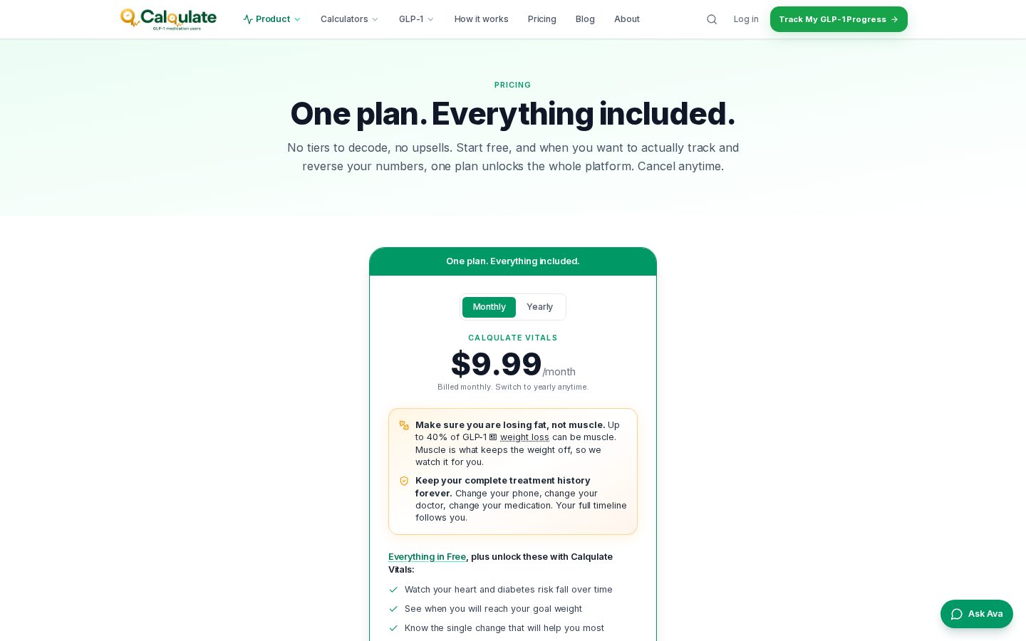 Calqulate NET Pricing