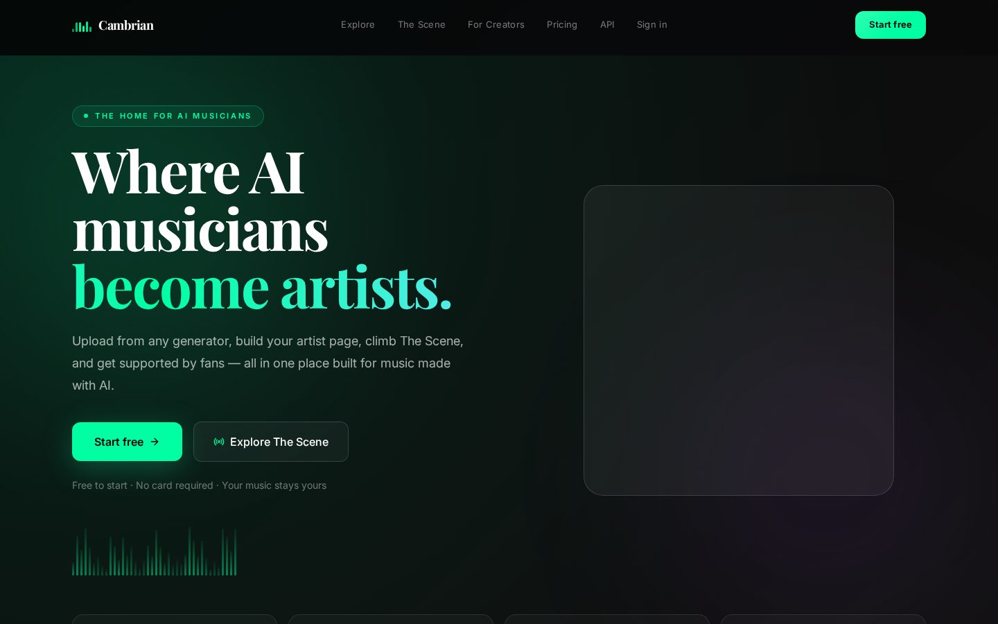 Cambrian Homepage