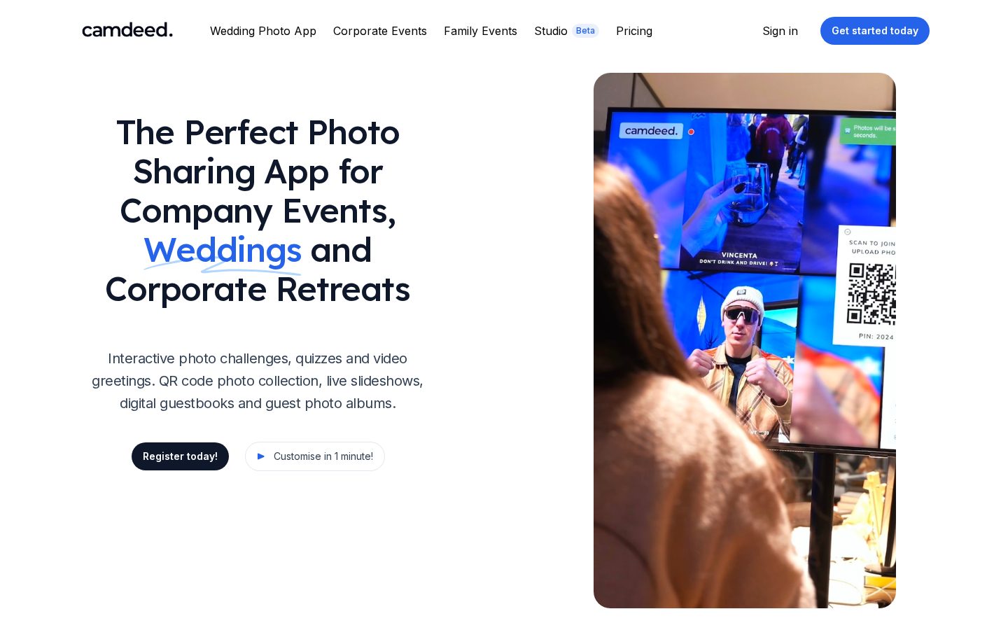 Camdeed Homepage