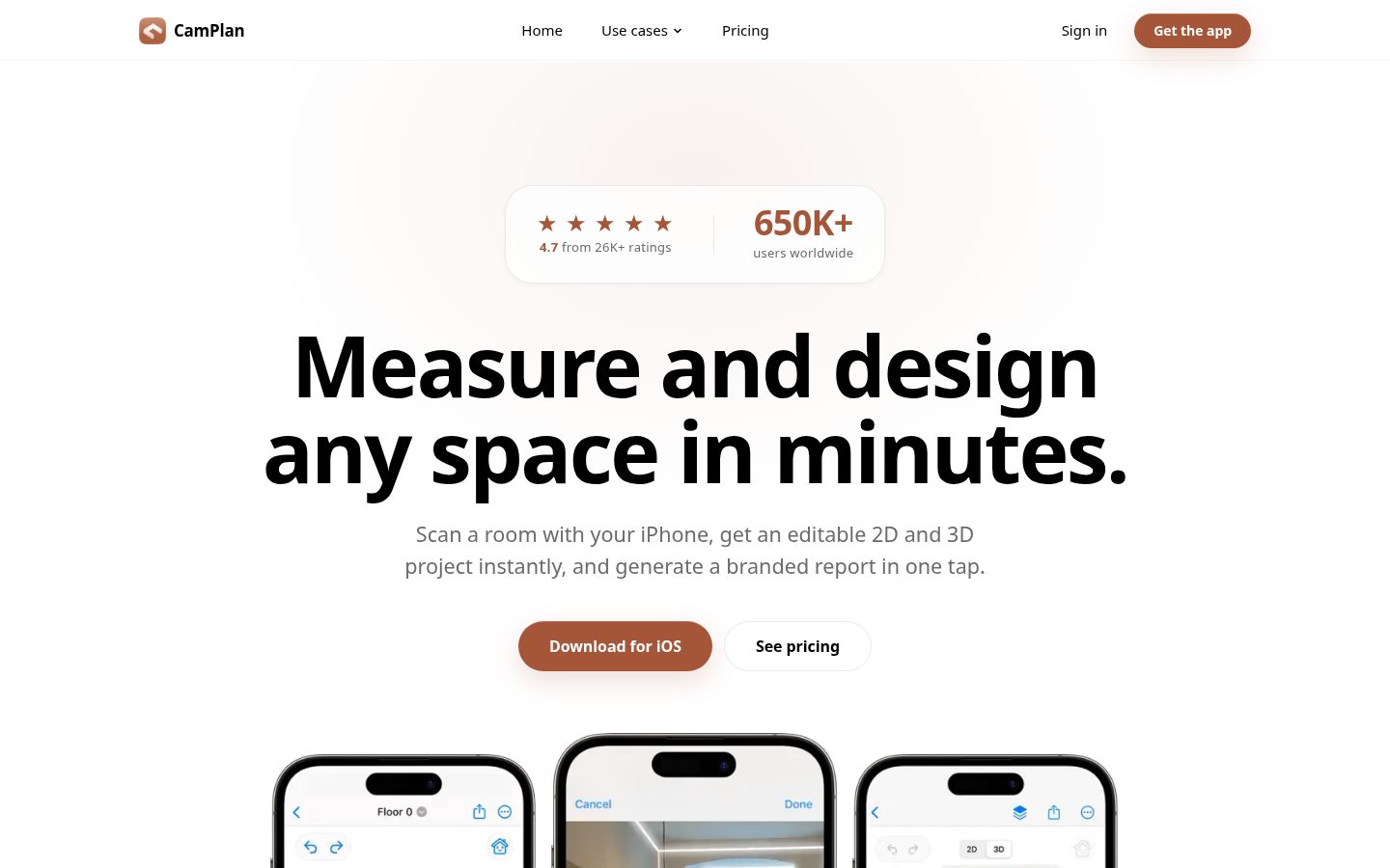 CamPlan Homepage