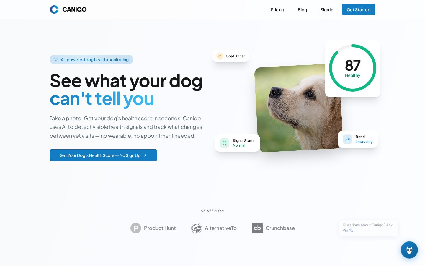 CANIQO Homepage