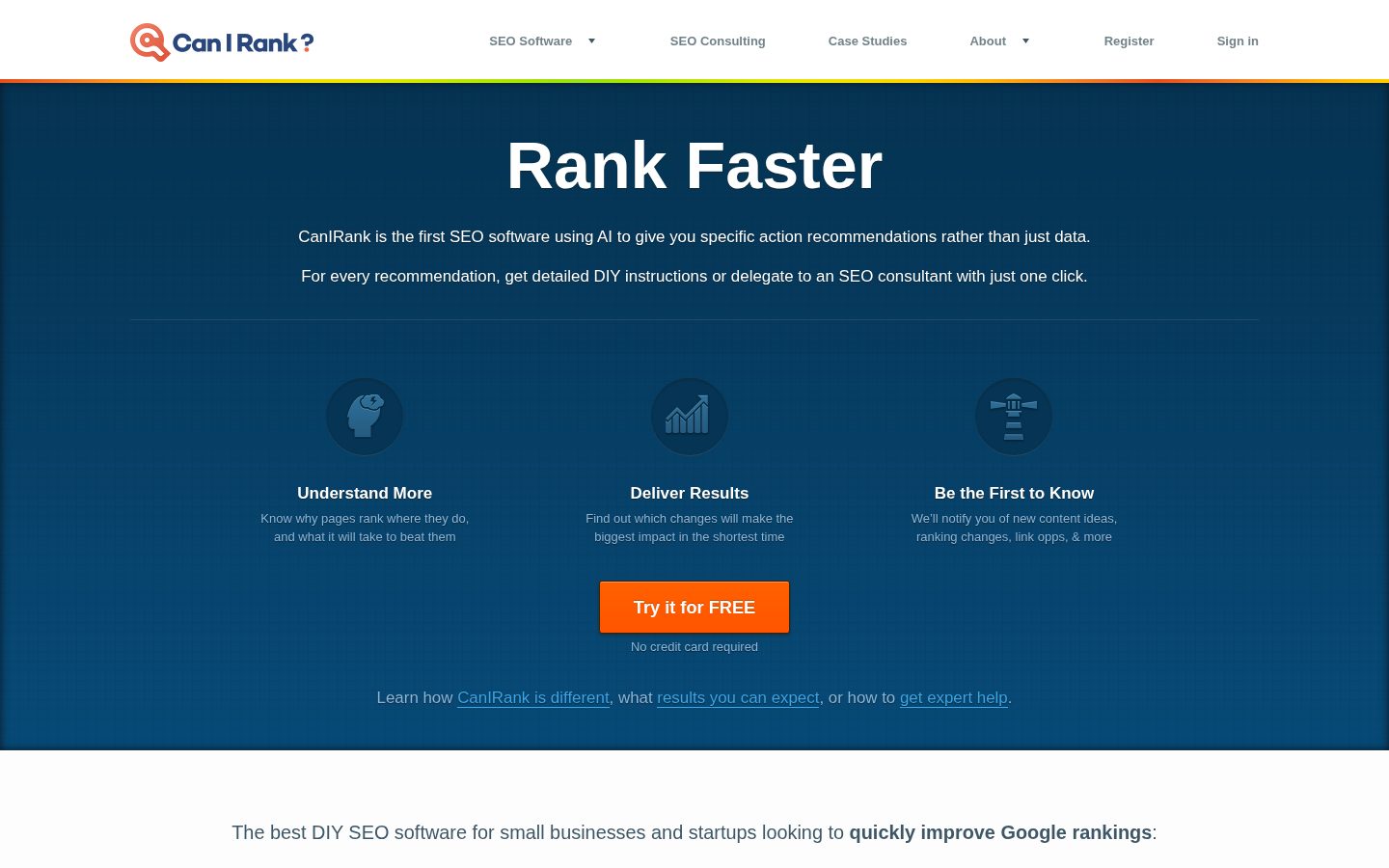 CanIRank Homepage