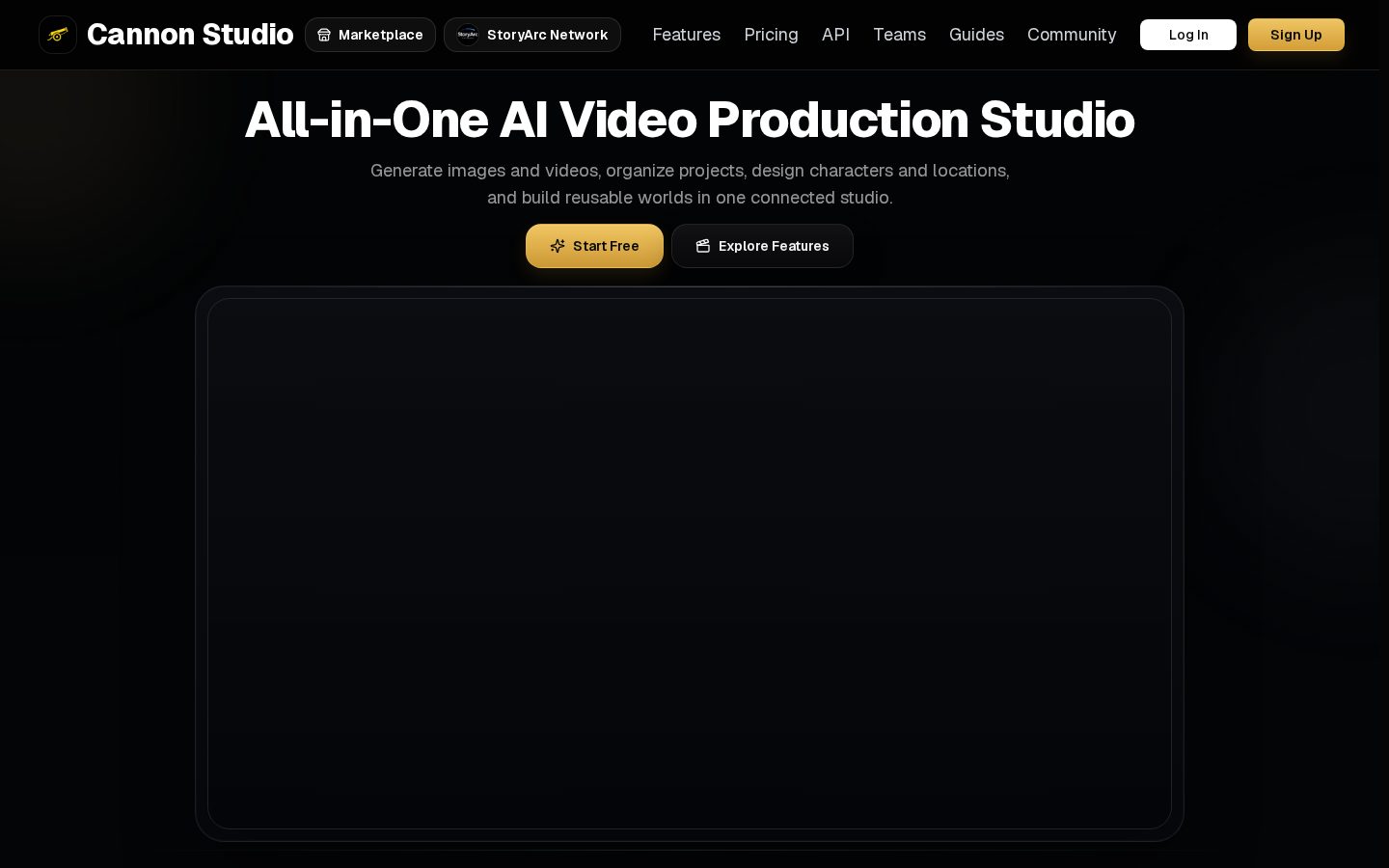 Cannon Studio Homepage