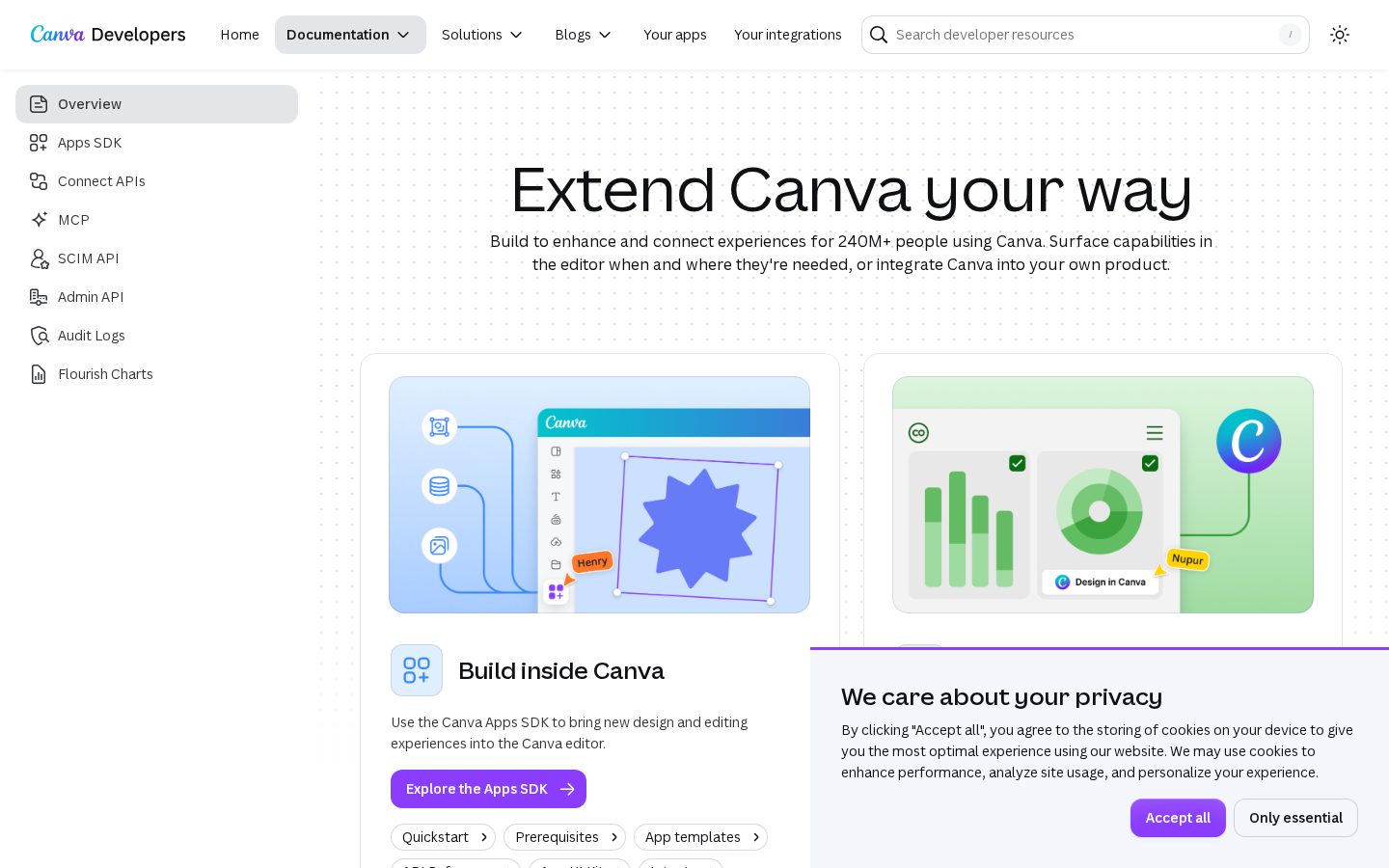 Canva Homepage