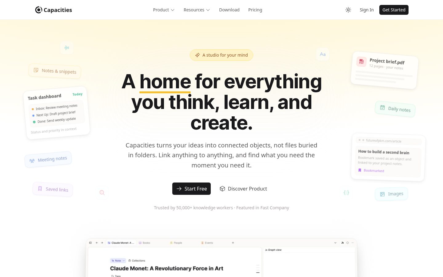 Capacities Homepage