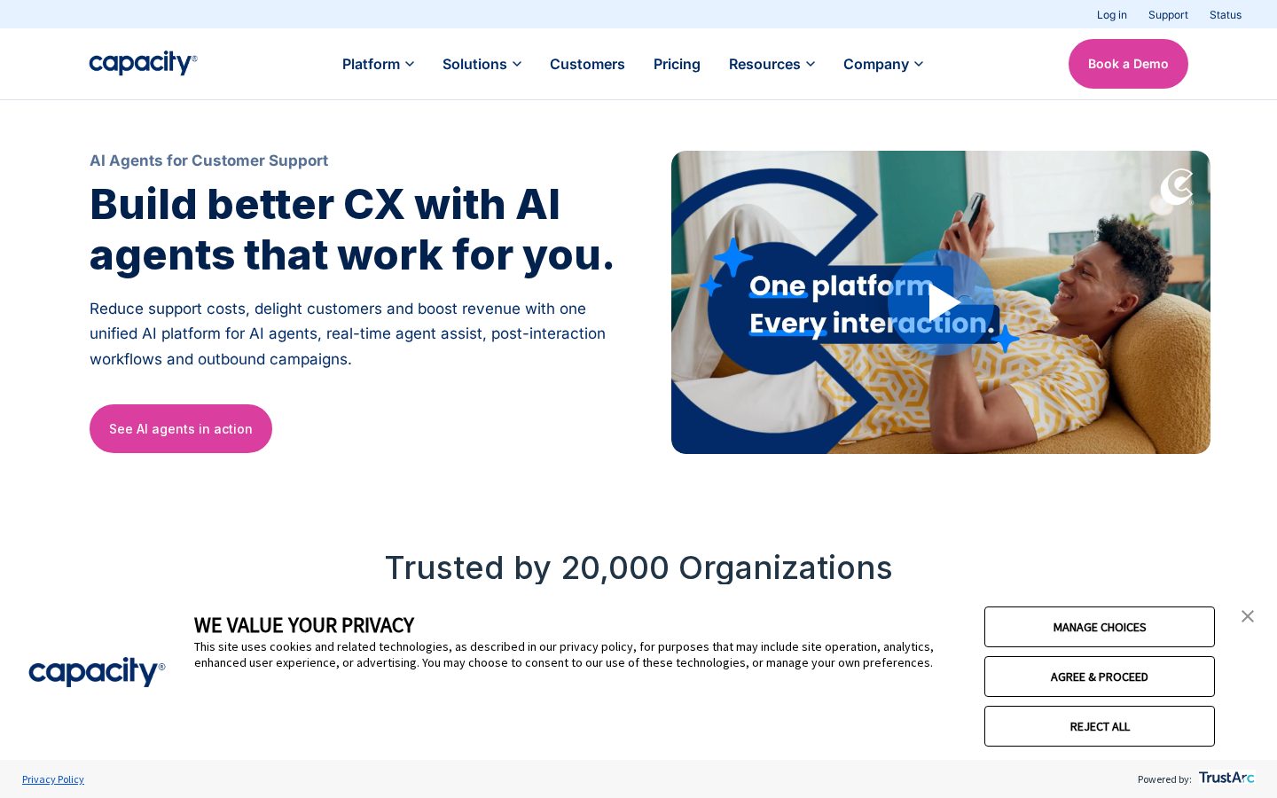 Capacity Homepage