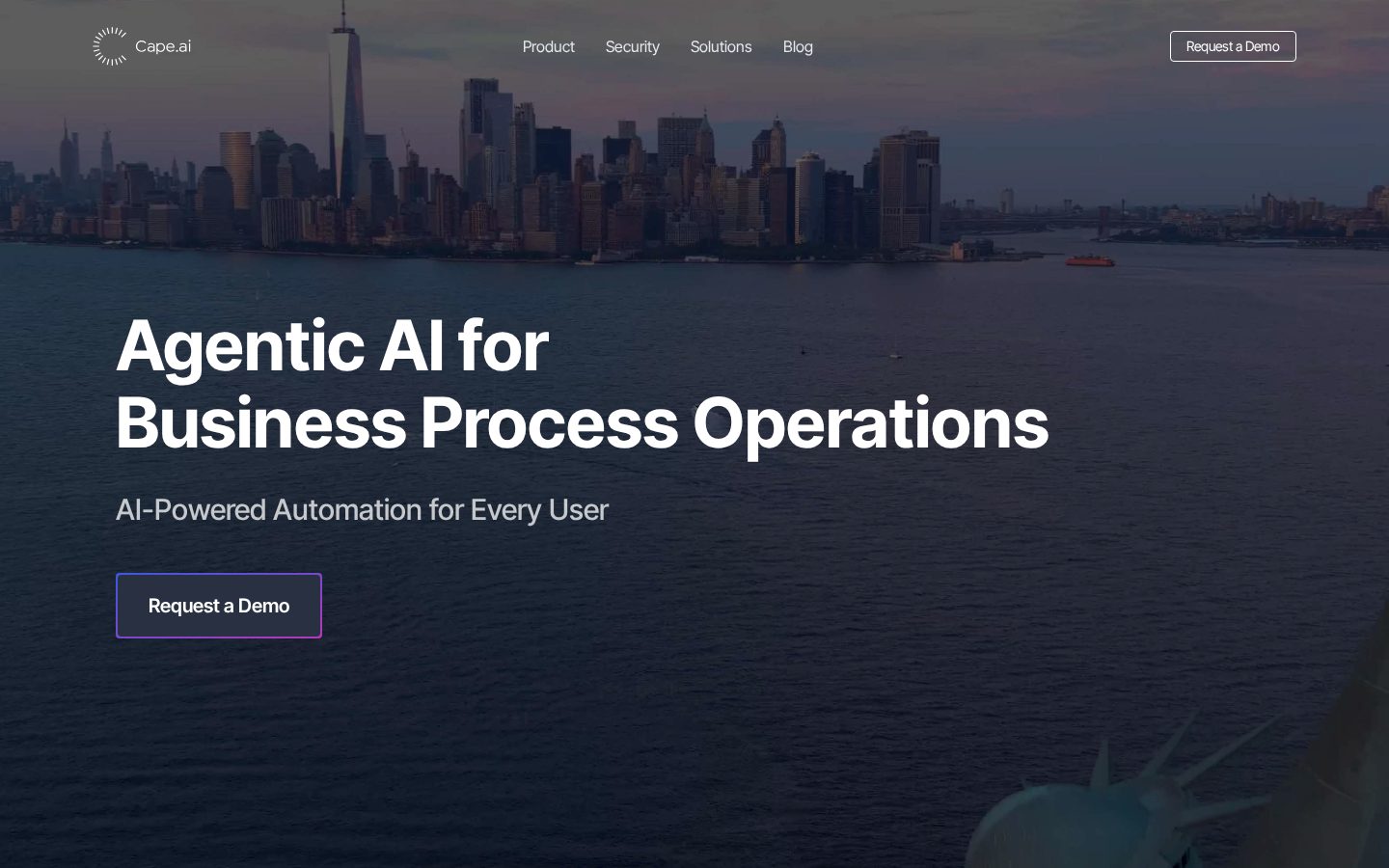 Cape AI Homepage