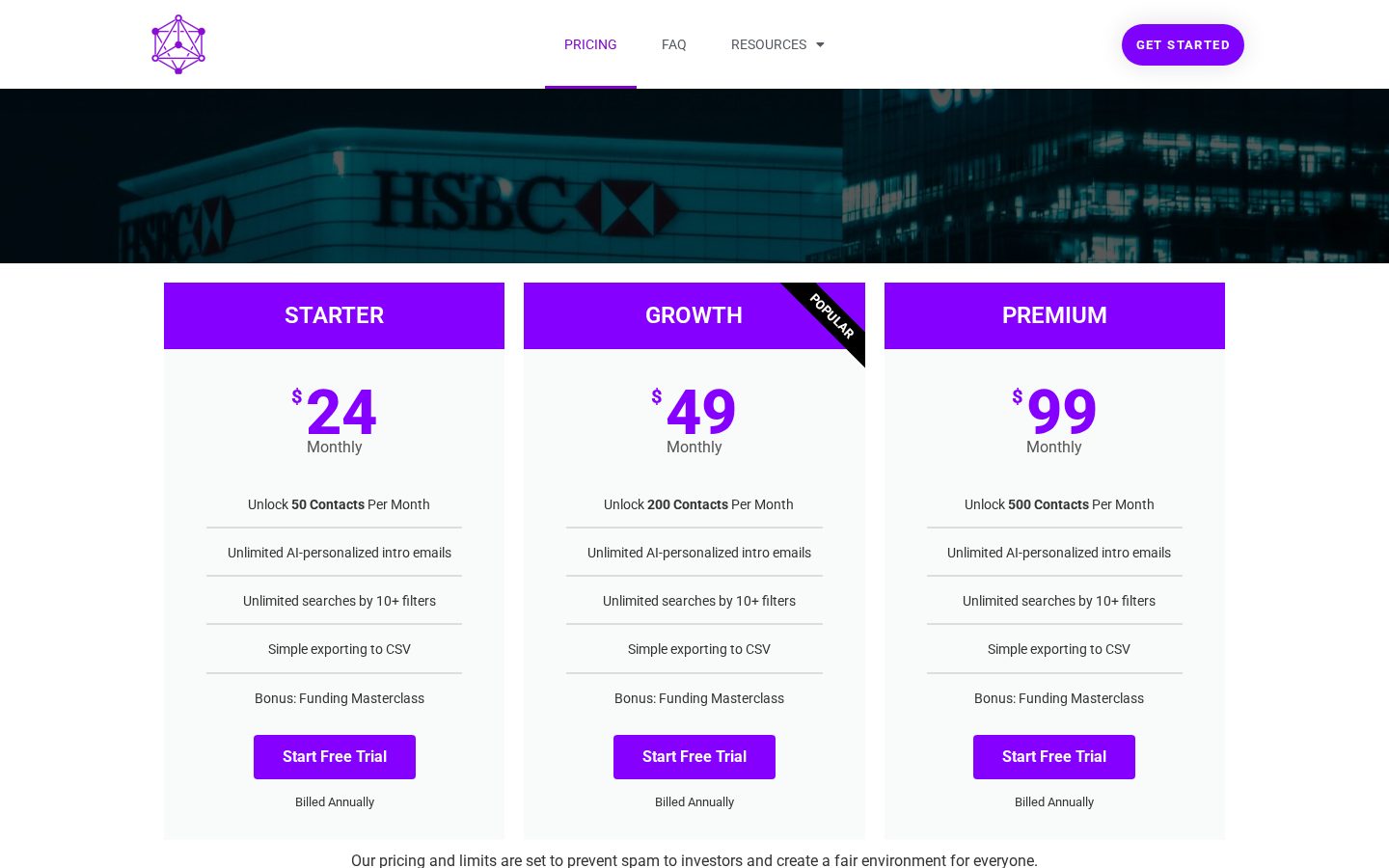 CapitalConnector.ai Pricing