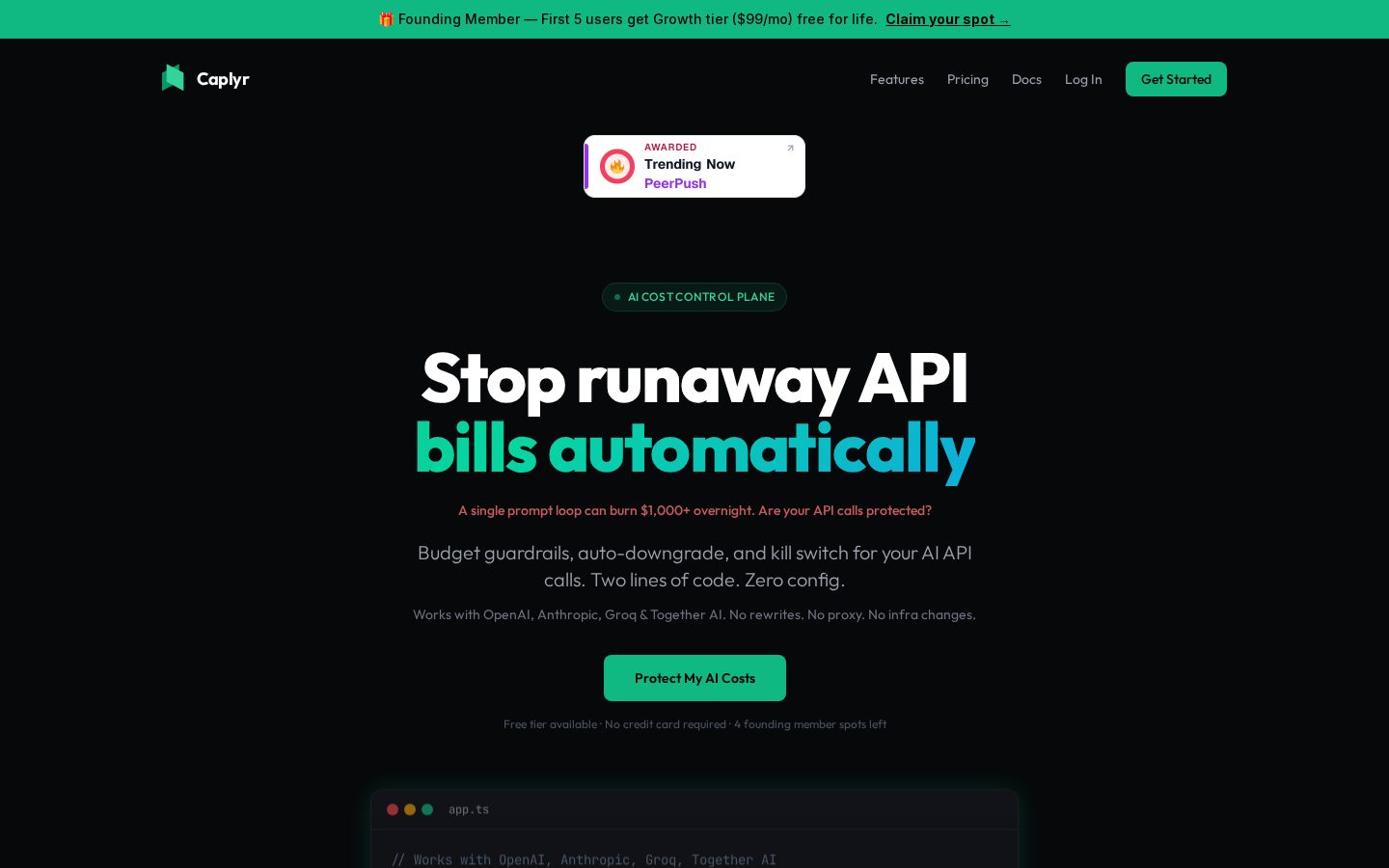 Caplyr Homepage