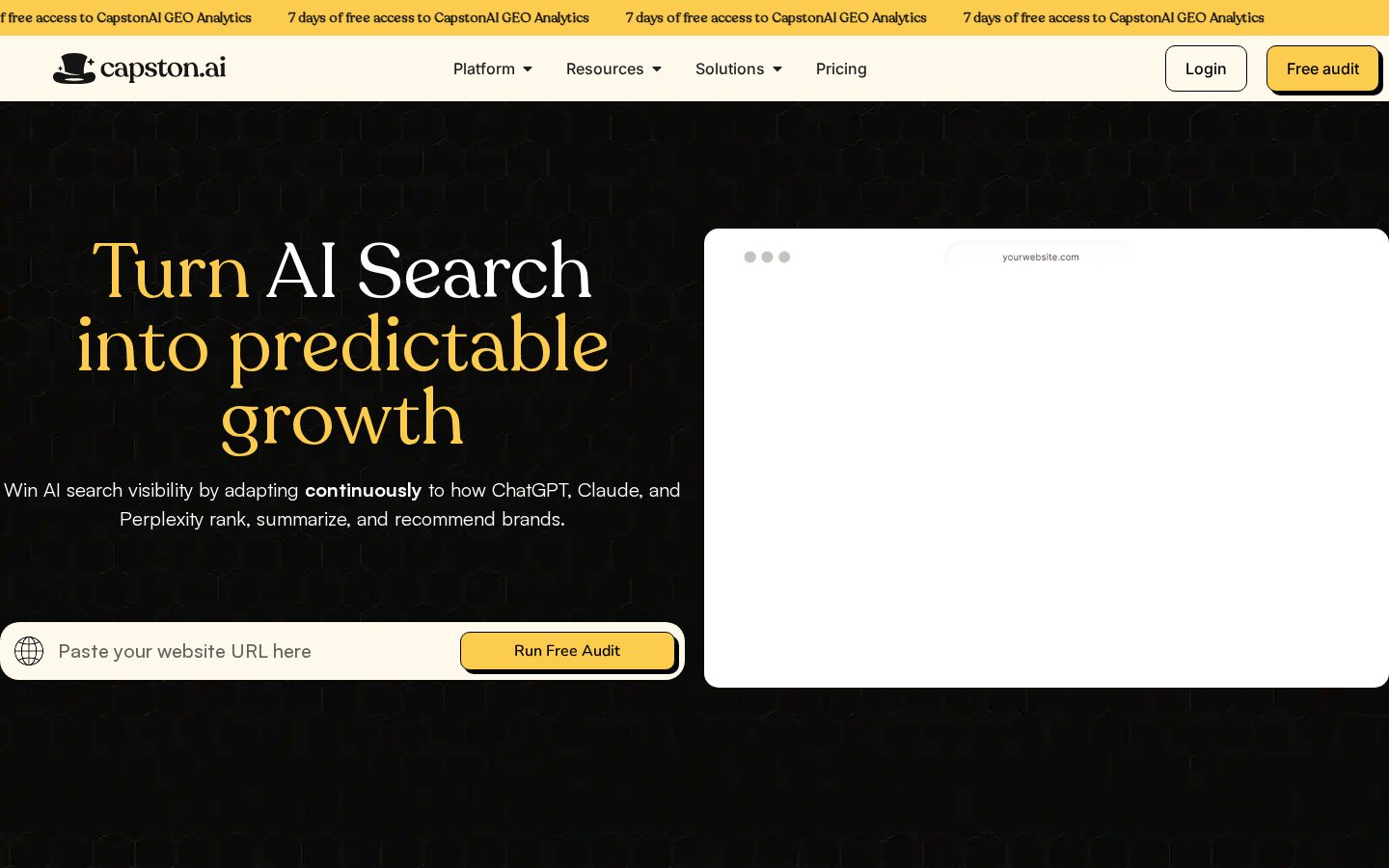 CapstonAI Homepage
