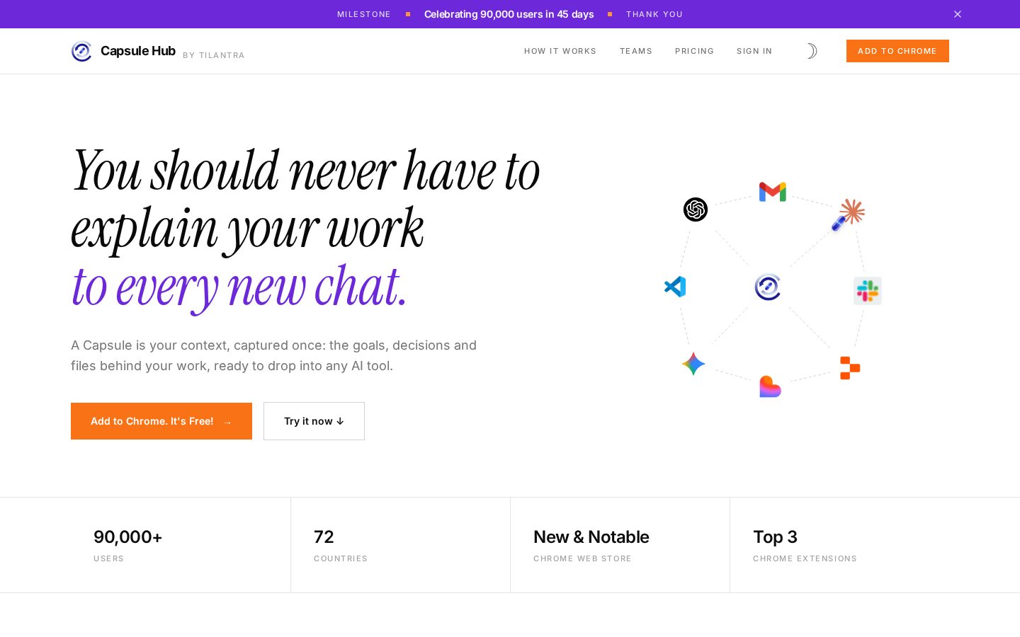 CapsuleHub Homepage