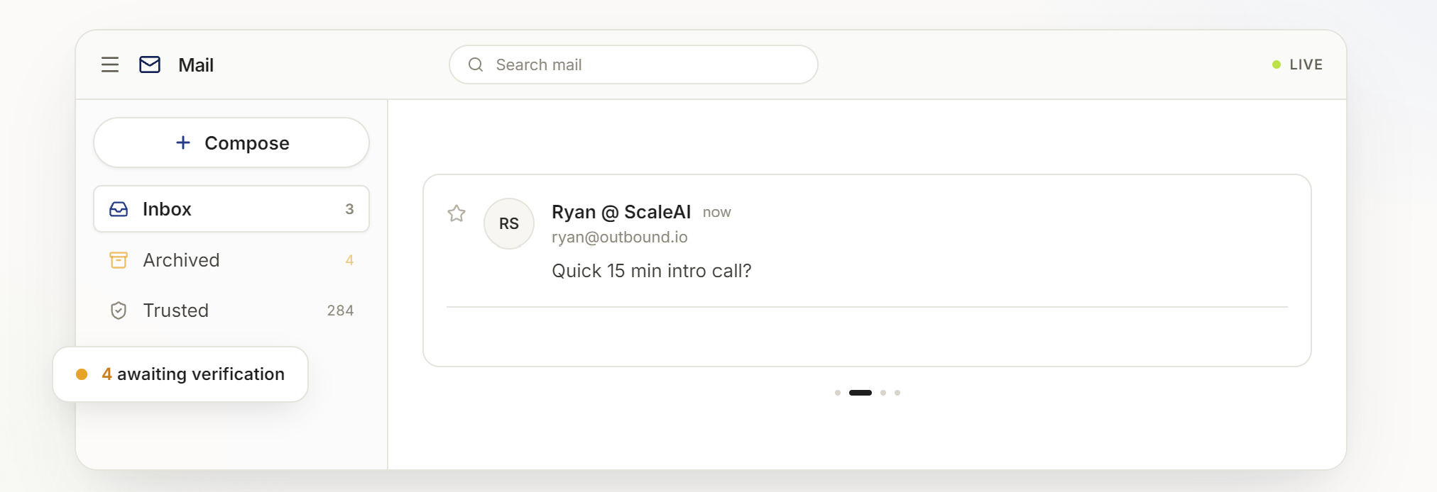 Homepage screenshot