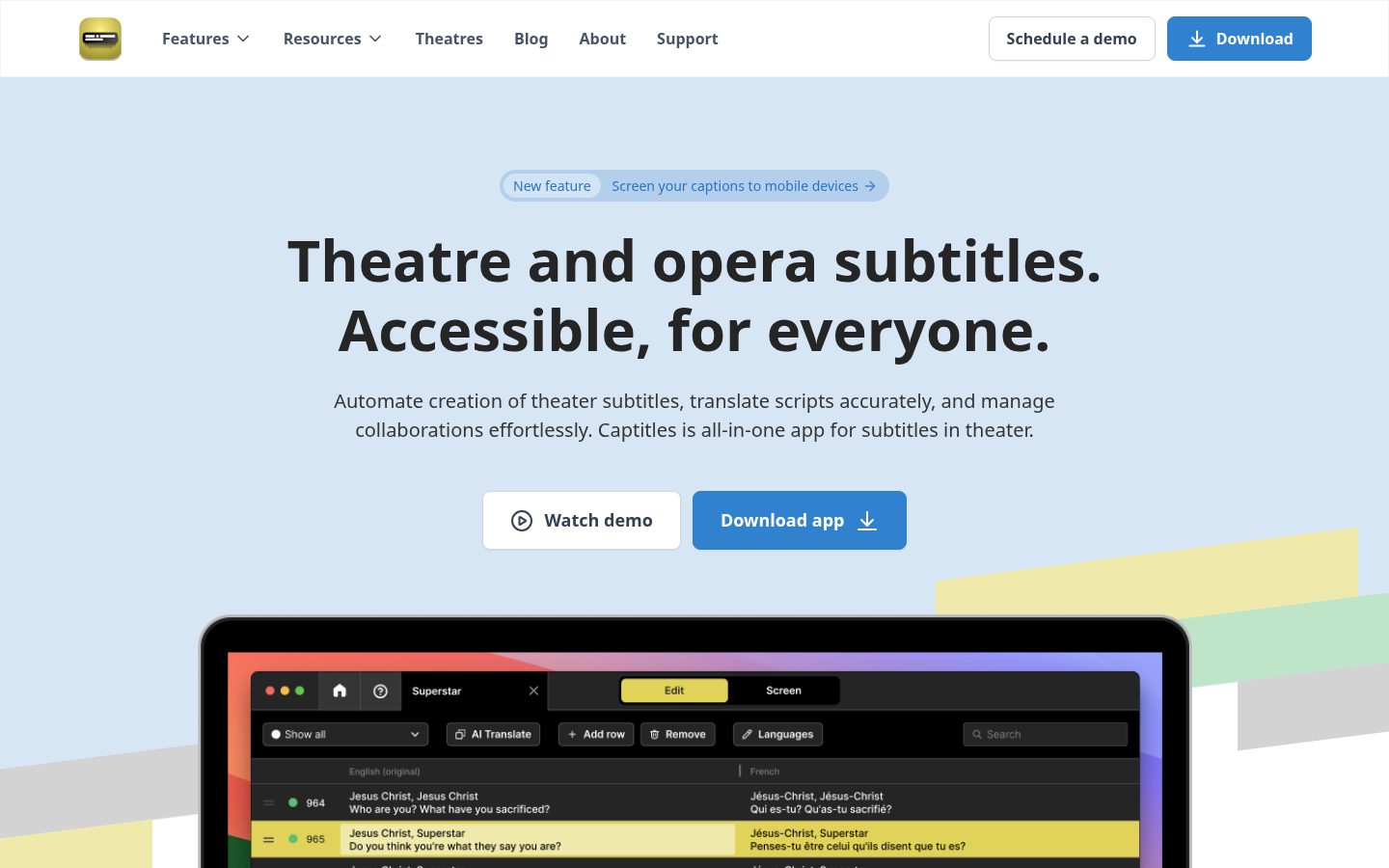 Captitles Homepage