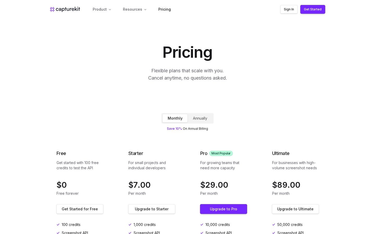 CaptureKit Pricing