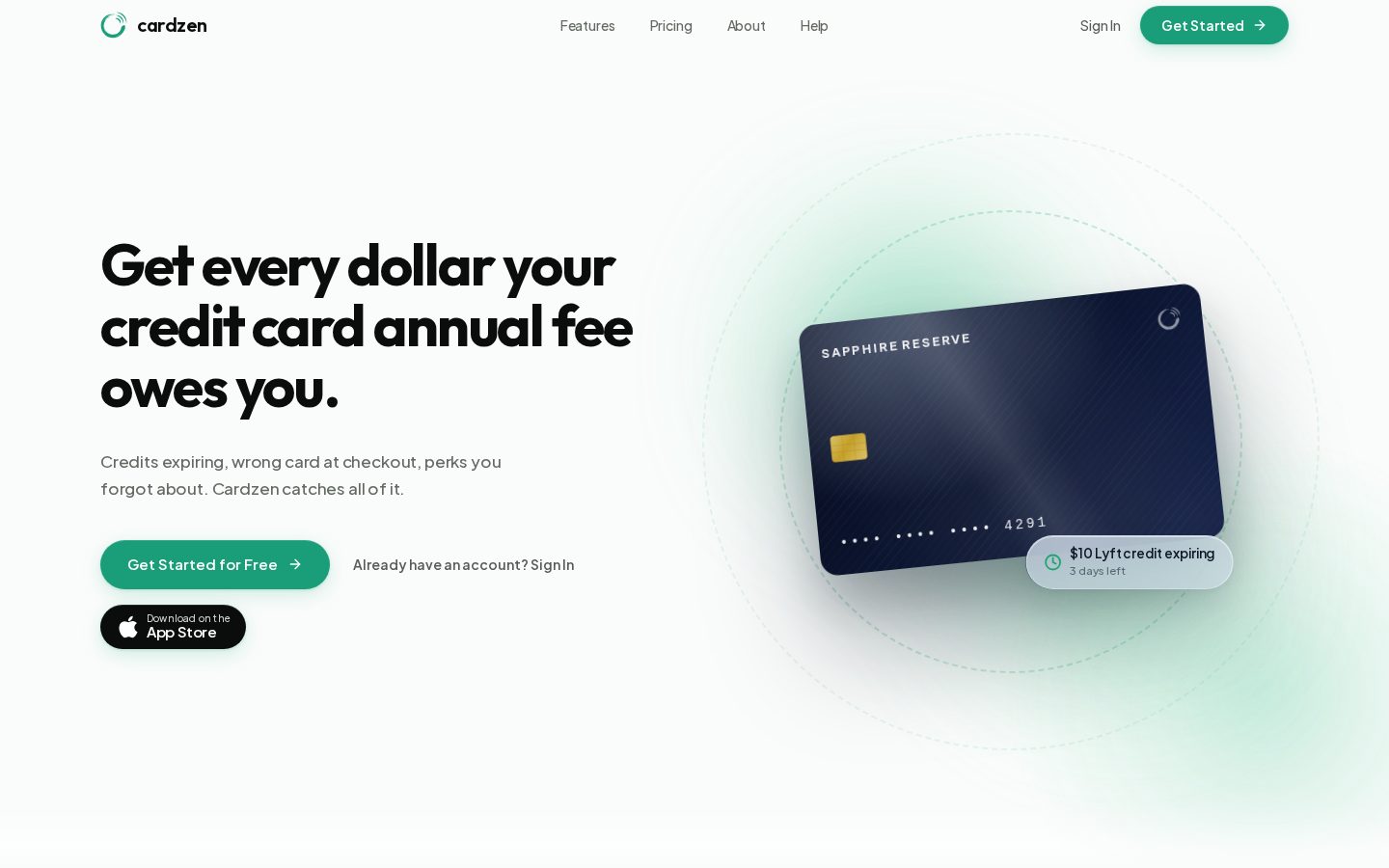 Cardzen Homepage
