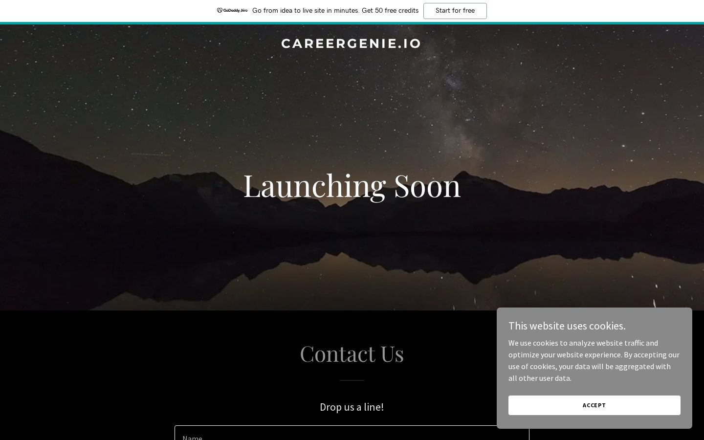 CareerGenie Homepage