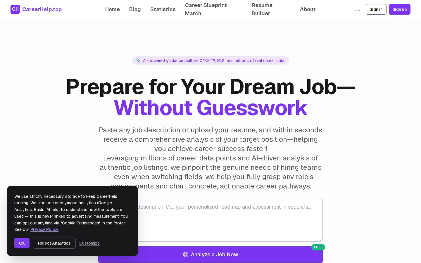 CareerHelp Homepage