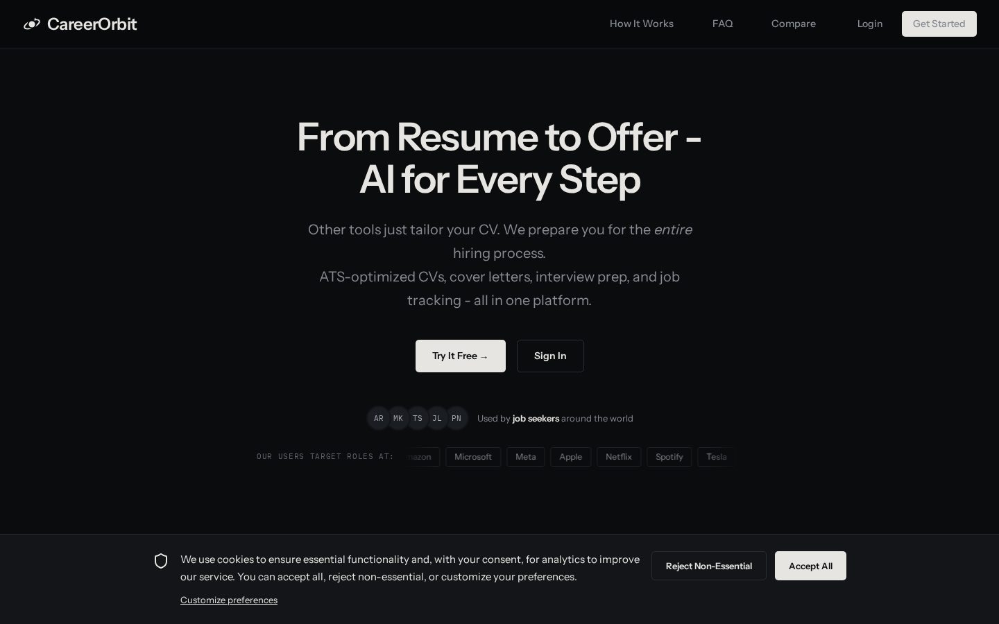 CareerOrbit Homepage