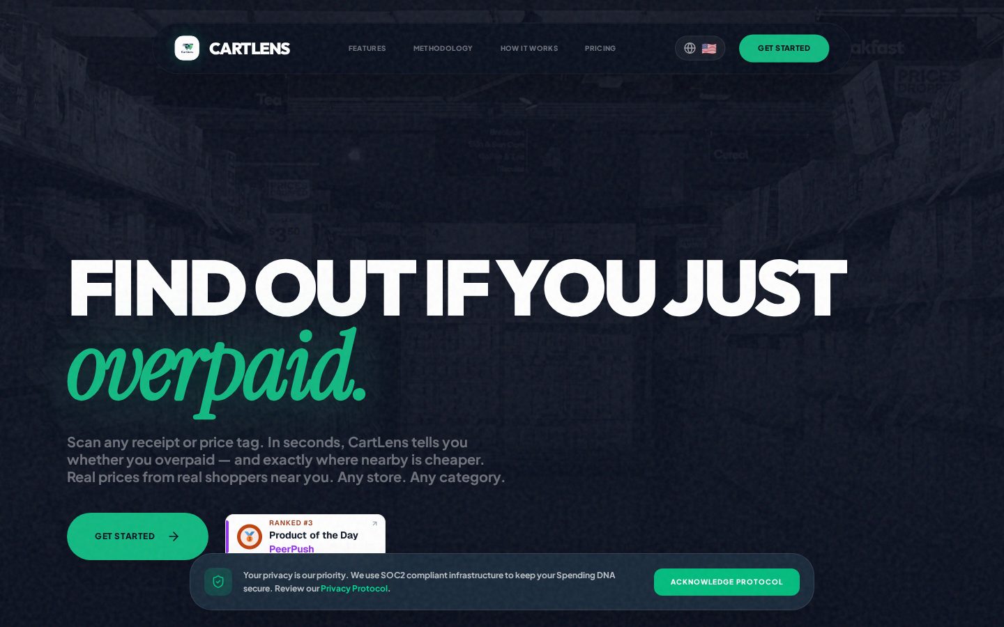Cartlens Homepage